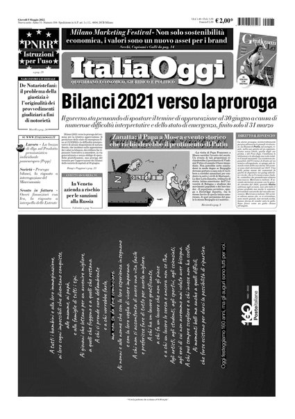 Italia oggi : quotidiano di economia finanza e politica